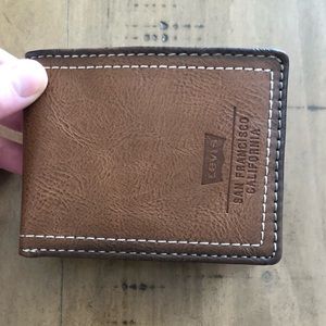 Brand new Levi’s brown leather wallet